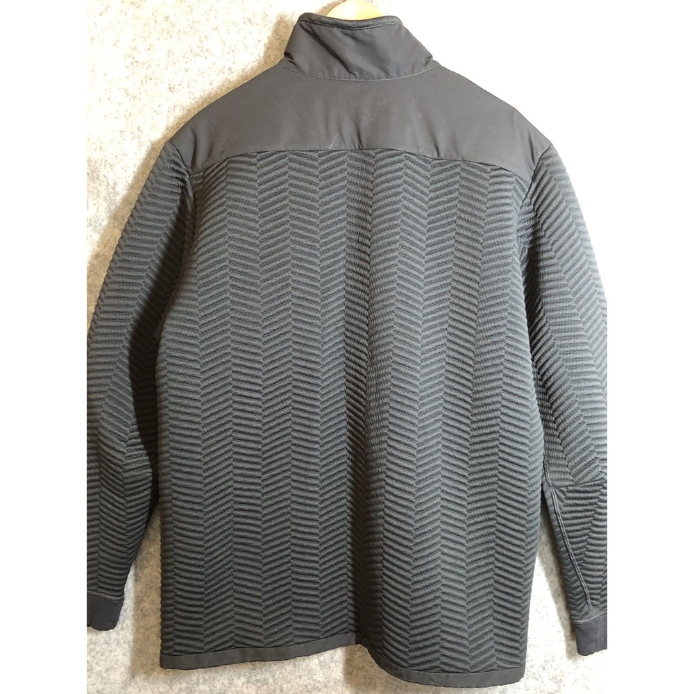 Helly Hansen Coat Mens 2XL Black Fleece 1/4 Zip Pullover Performance Stretch - Picture 3 of 7